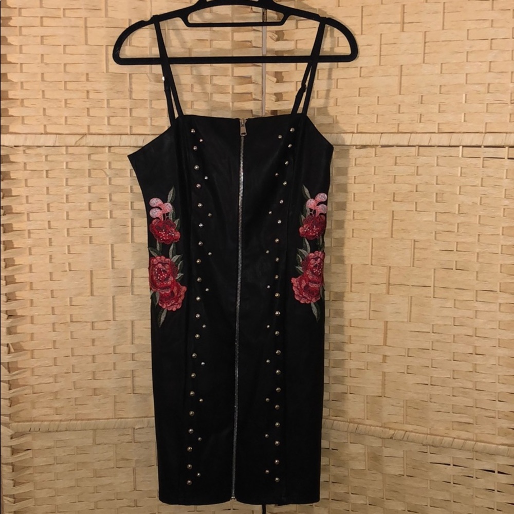 Vegan Leather Rose Mini